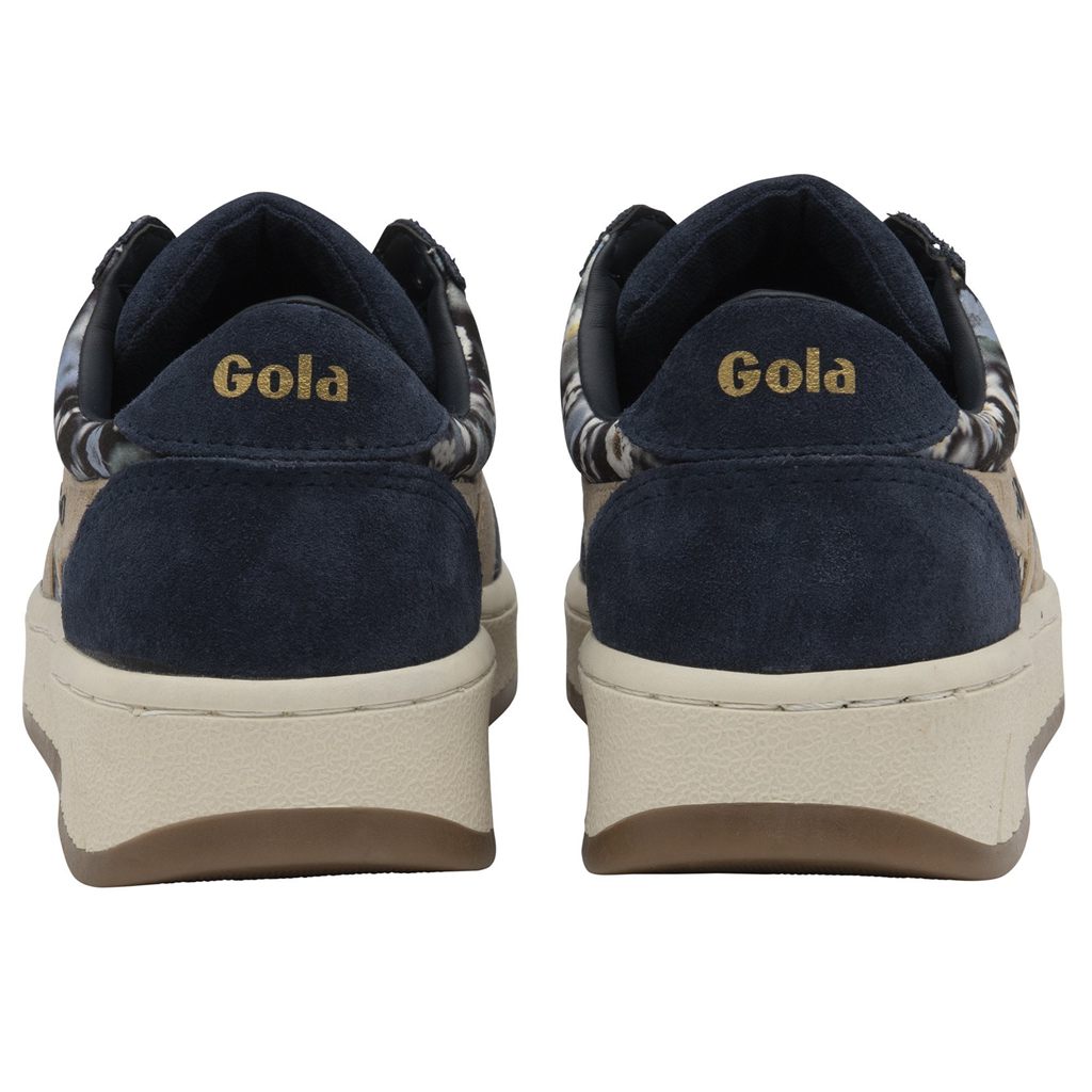 Gola Classics Grandslam LBTY BR Sneakers Azul Marinho Douradas Portugal | ZJAP31085