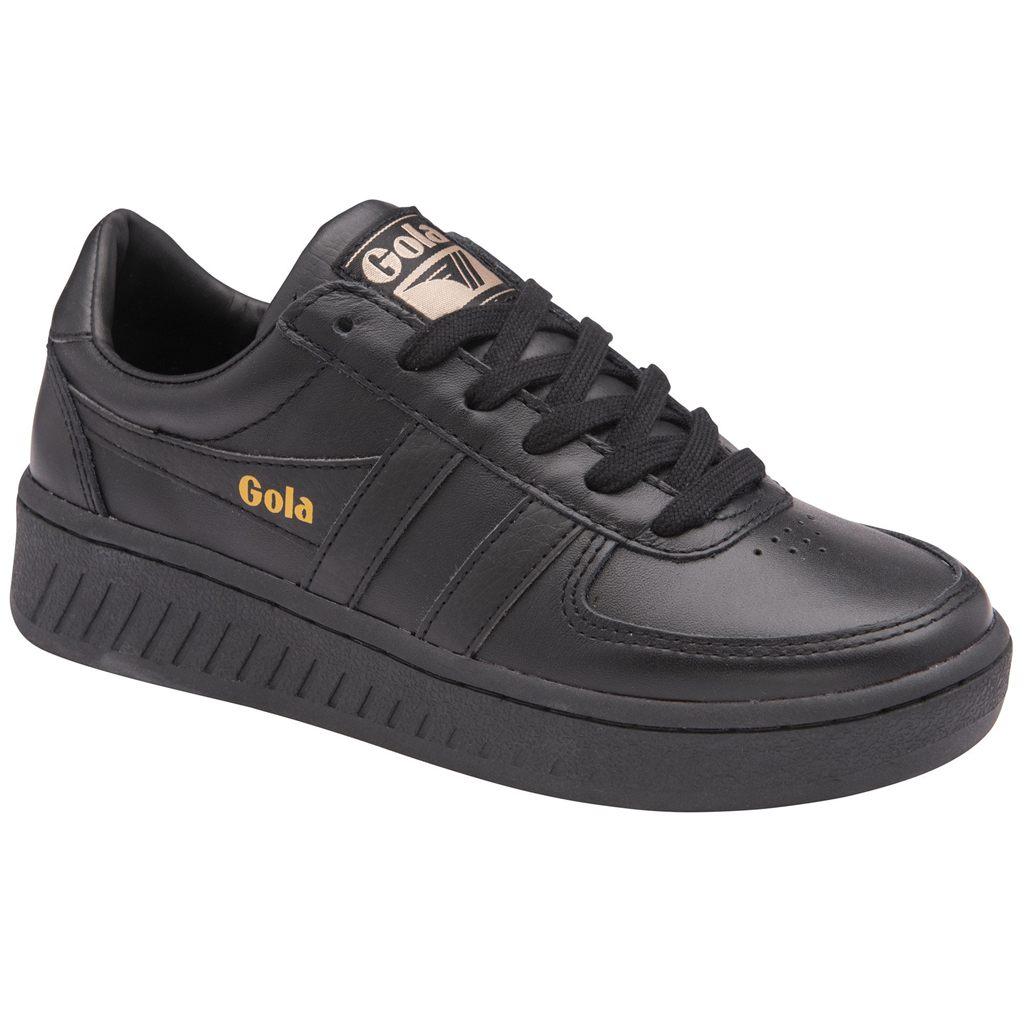 Gola Classics Grandslam Leather Sneakers Pretas Portugal | CHOW38657