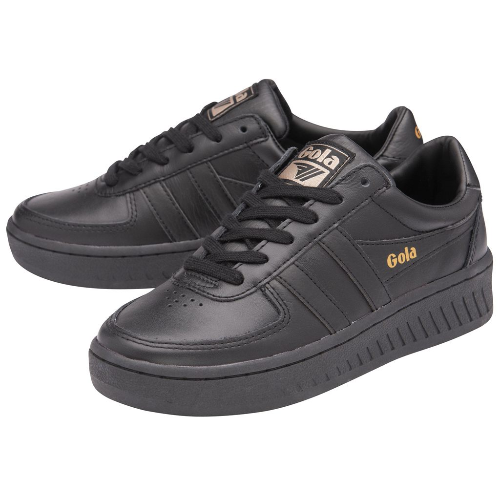 Gola Classics Grandslam Leather Sneakers Pretas Portugal | CHOW38657