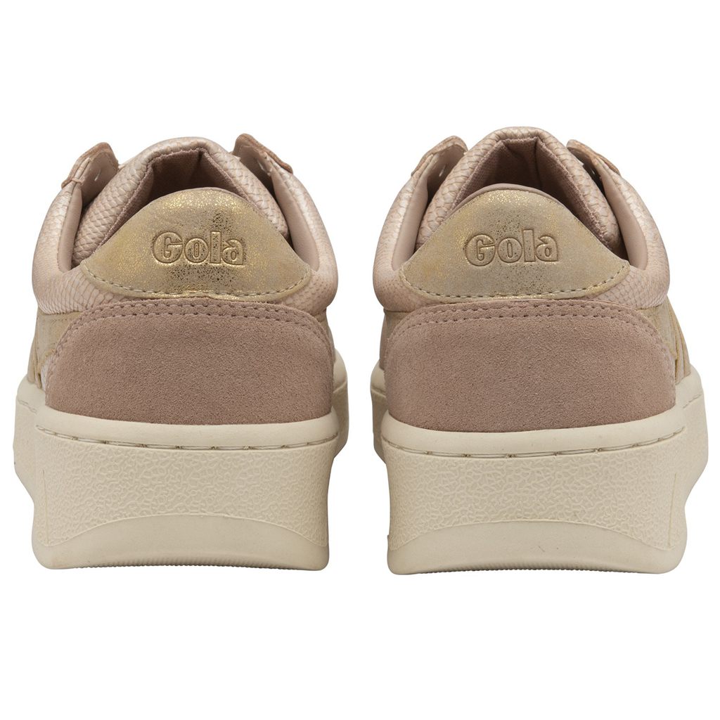 Gola Classics Grandslam Lizard Sneakers Rosa Douradas Portugal | UEHS86274