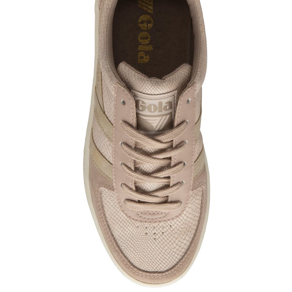 Gola Classics Grandslam Lizard Sneakers Rosa Douradas Portugal | UEHS86274