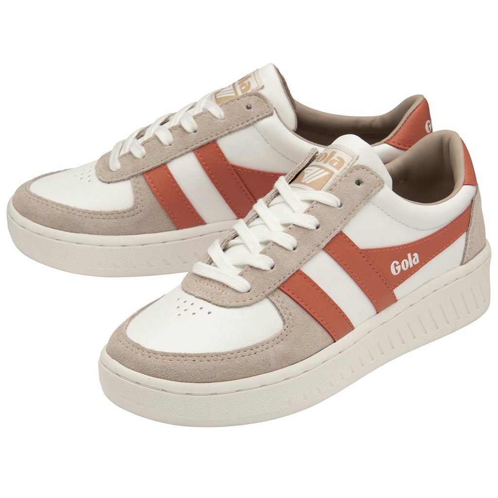 Gola Classics Grandslam Pure Sneakers Branco Coral Portugal | RZYV38751