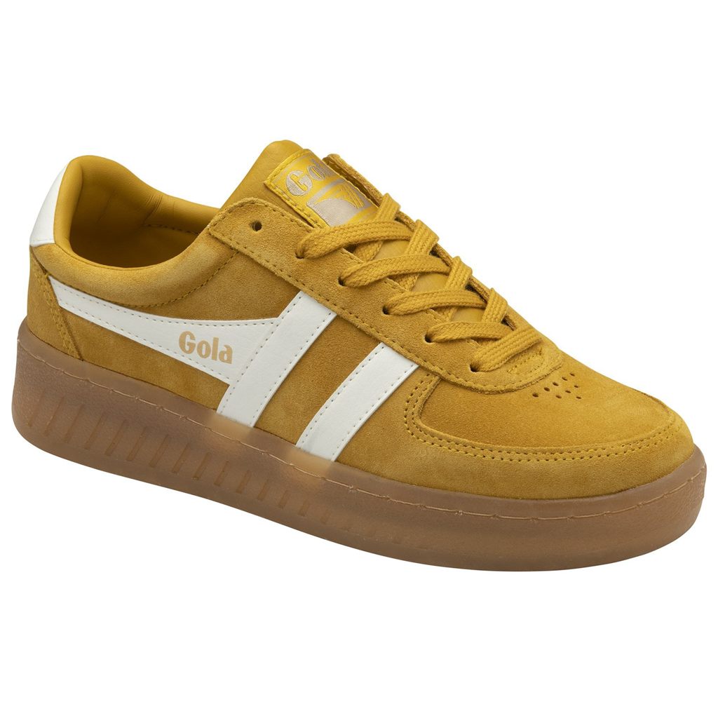 Gola Classics Grandslam Suede Sneakers Branco Portugal | HRWO05974