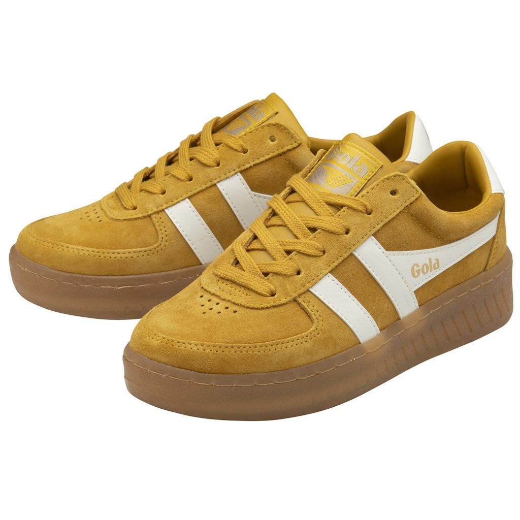 Gola Classics Grandslam Suede Sneakers Branco Portugal | HRWO05974