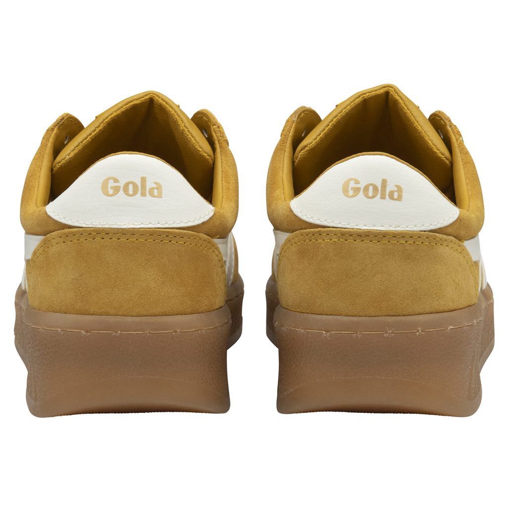 Gola Classics Grandslam Suede Sneakers Branco Portugal | HRWO05974
