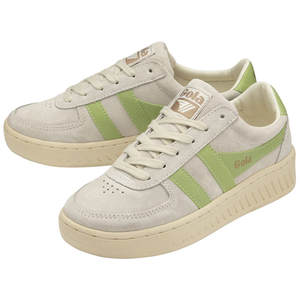 Gola Classics Grandslam Suede Sneakers Branco Verdes Portugal | PGRD01984