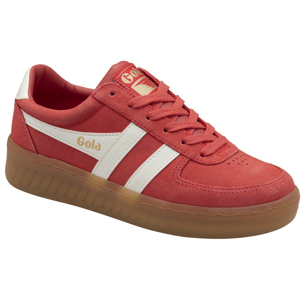 Gola Classics Grandslam Suede Sneakers Coral Branco Portugal | BMZF68472