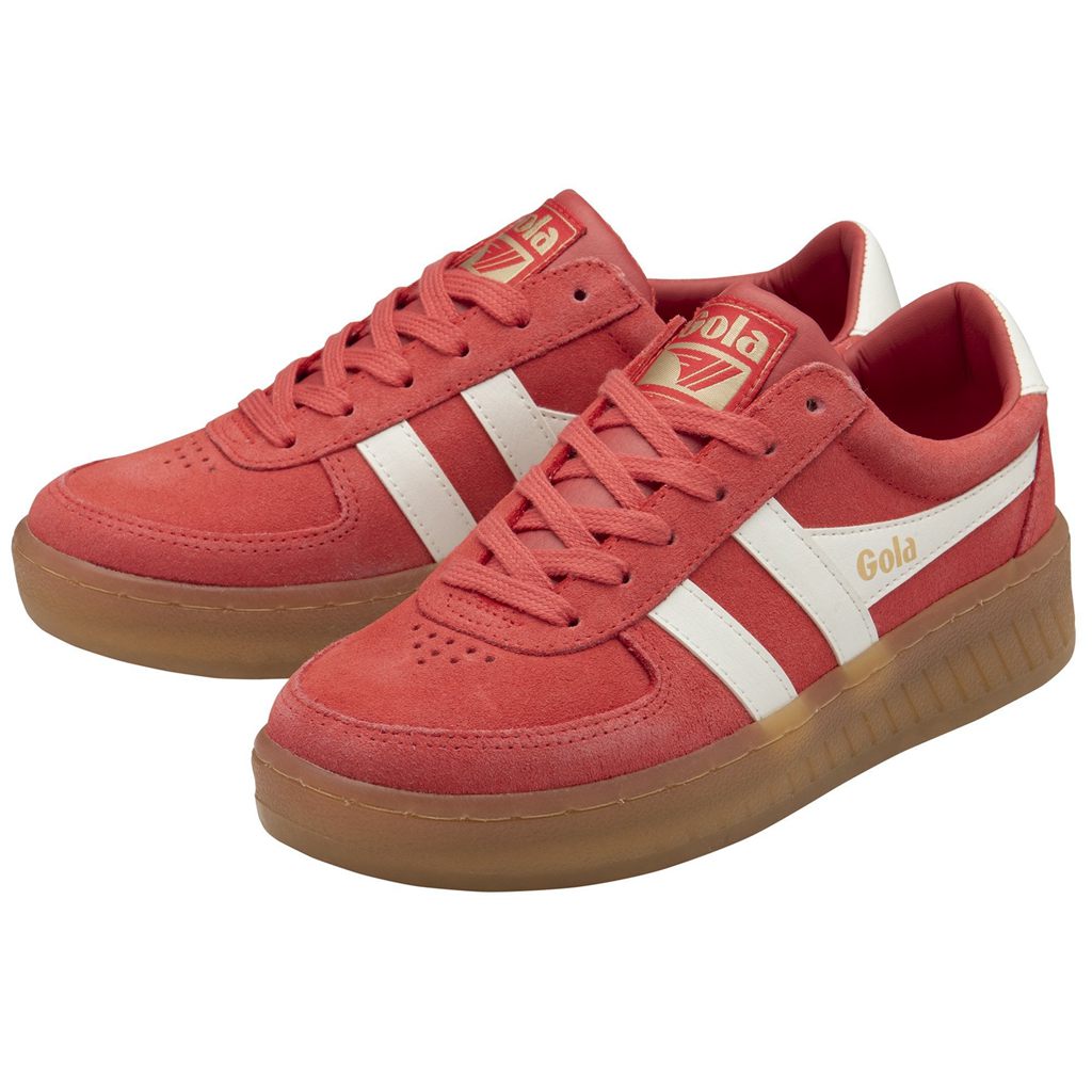 Gola Classics Grandslam Suede Sneakers Coral Branco Portugal | BMZF68472