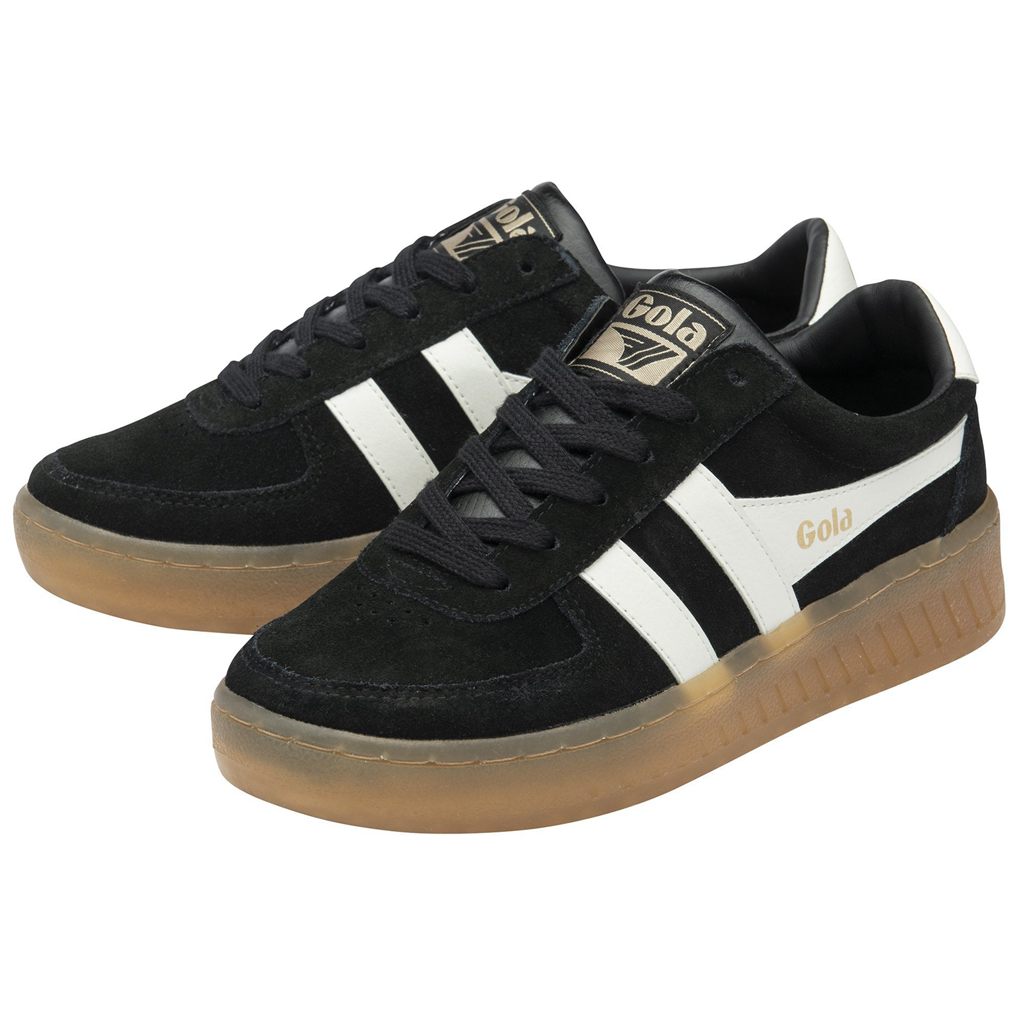 Gola Classics Grandslam Suede Sneakers Pretas Branco Portugal | OLGP49381
