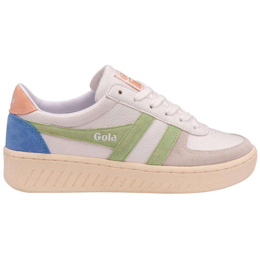 Gola Classics Grandslam Trident Sneakers Branco Verdes Rosa Portugal | CIHG60348