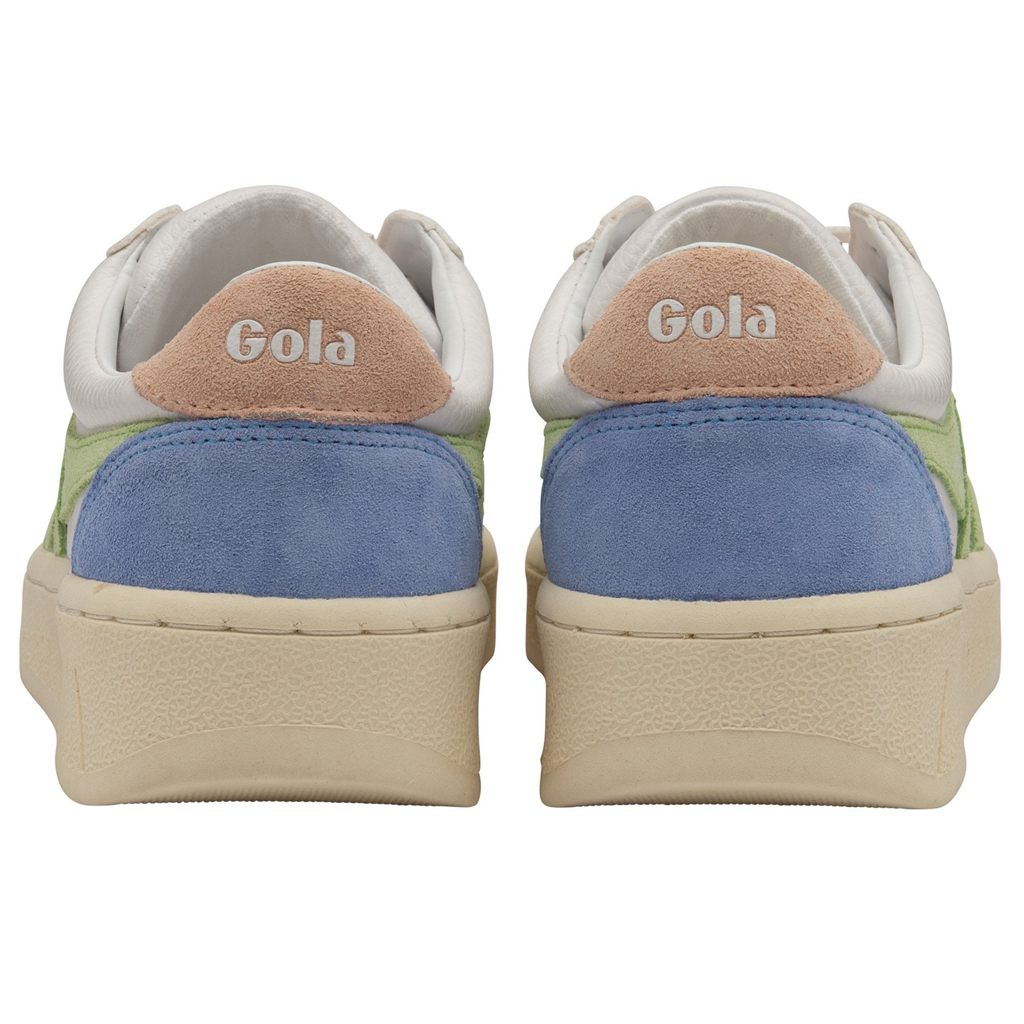 Gola Classics Grandslam Trident Sneakers Branco Verdes Rosa Portugal | CIHG60348
