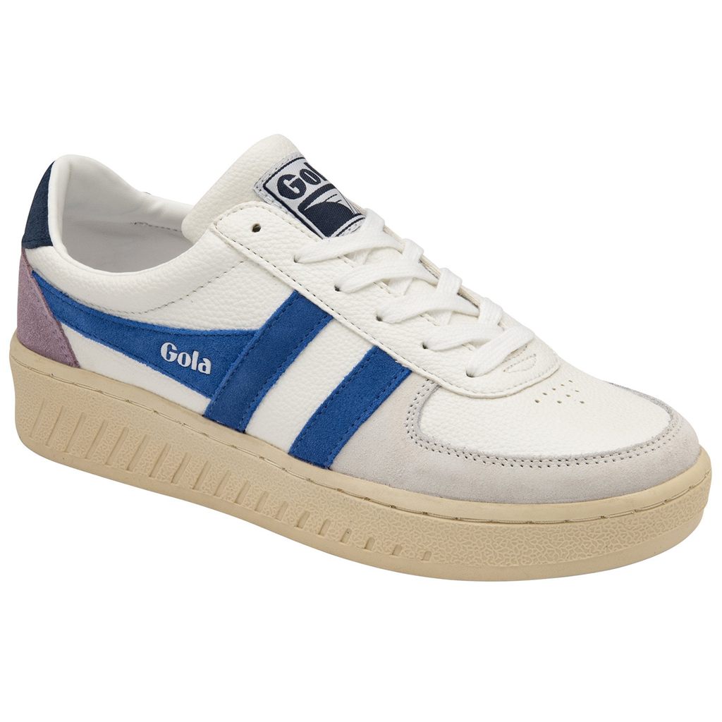 Gola Classics Grandslam Trident Sneakers Branco Azul Marinho Portugal | VZDE57840