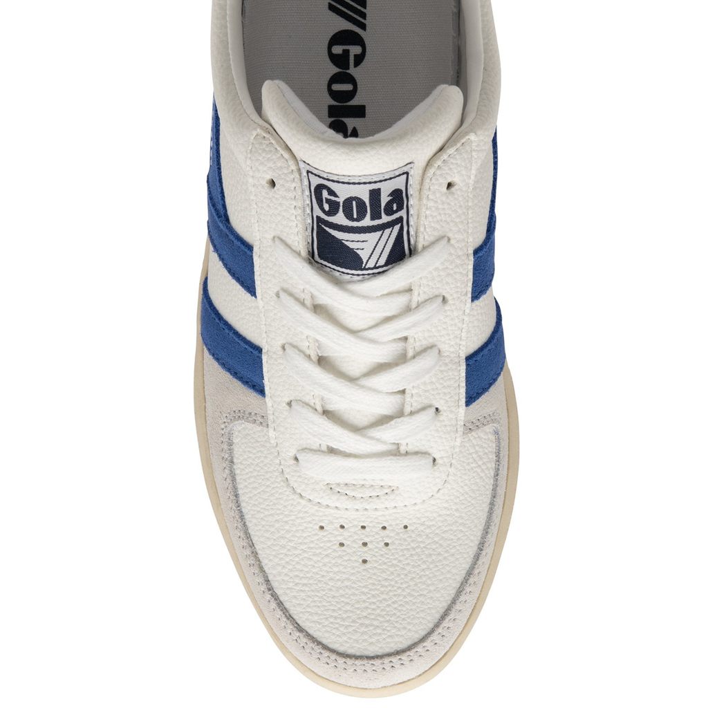 Gola Classics Grandslam Trident Sneakers Branco Azul Marinho Portugal | VZDE57840