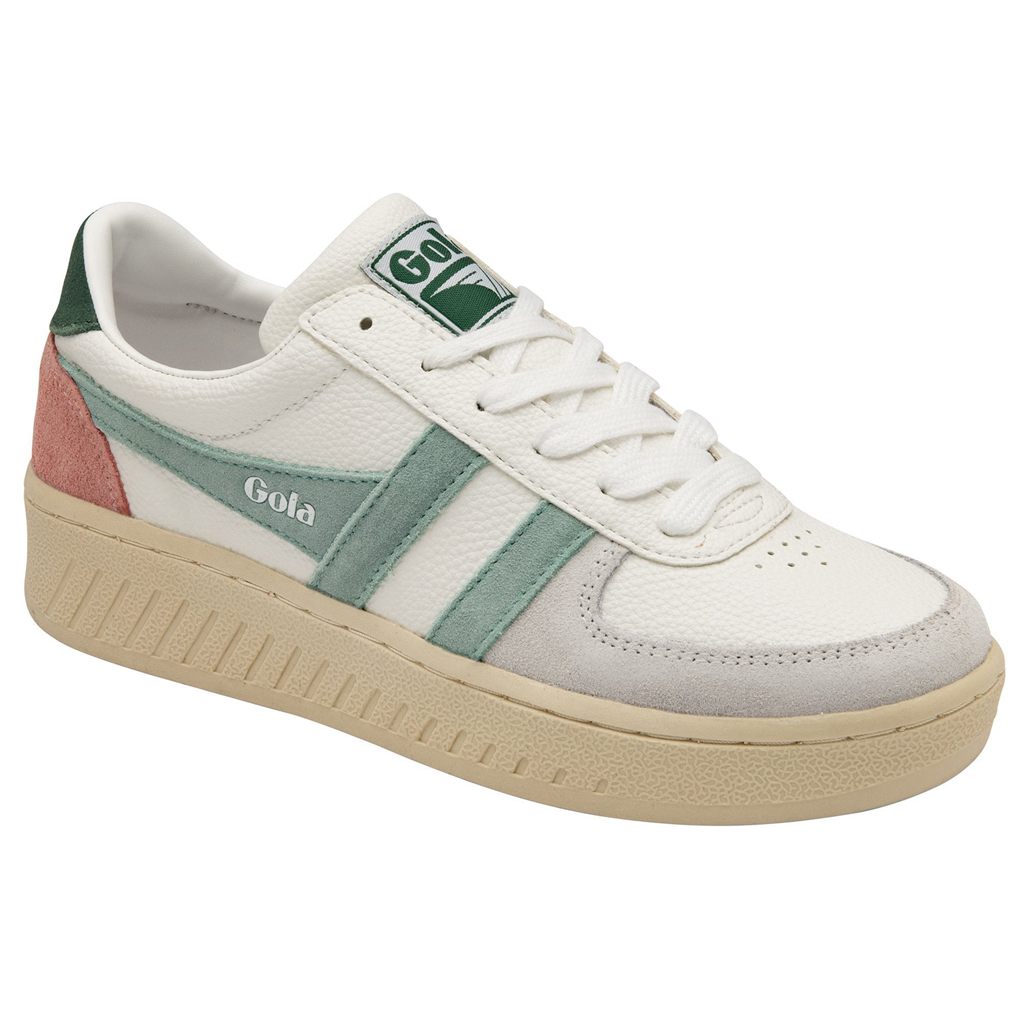 Gola Classics Grandslam Trident Sneakers Branco Verdes Portugal | CWPE58613