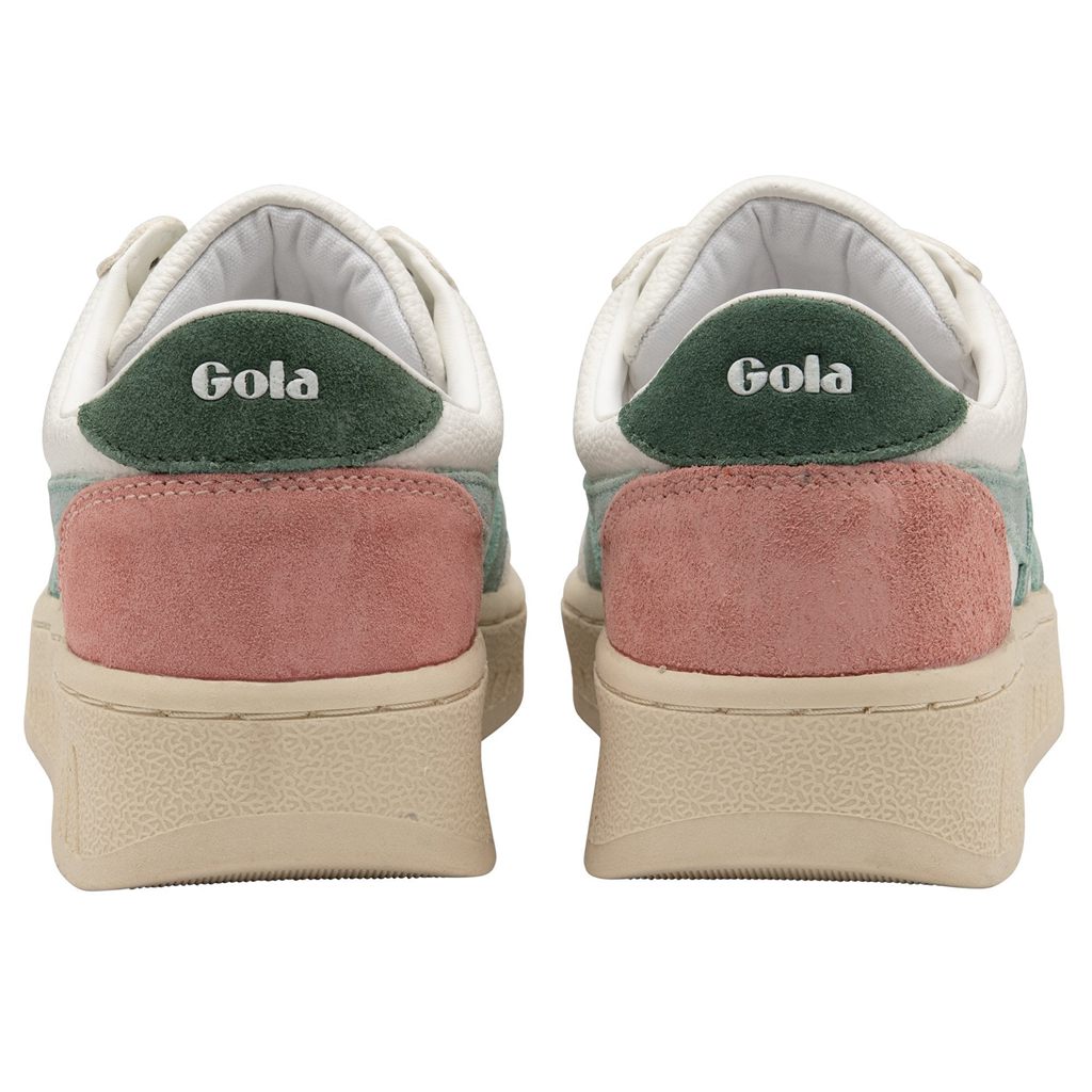Gola Classics Grandslam Trident Sneakers Branco Verdes Portugal | CWPE58613