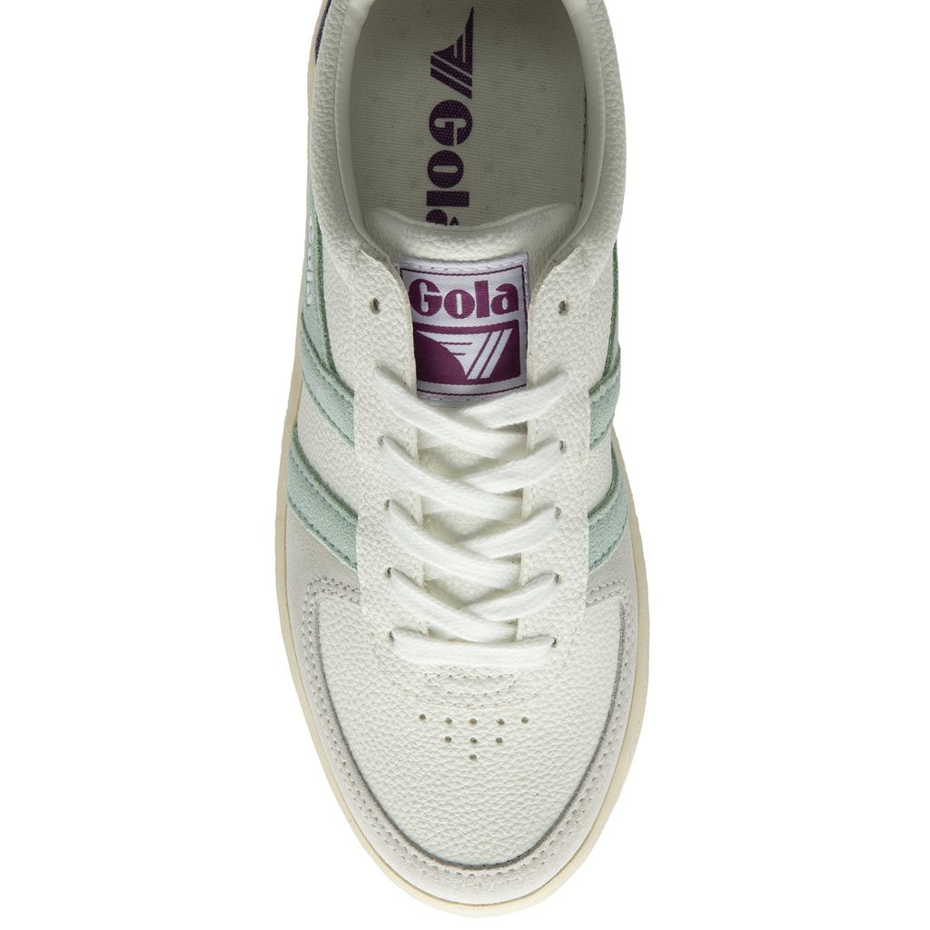 Gola Classics Grandslam Trident Sneakers Branco Portugal | BDCF89061