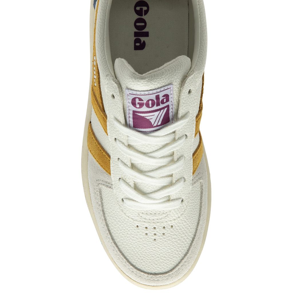 Gola Classics Grandslam Trident Sneakers Branco Portugal | SRTO94561