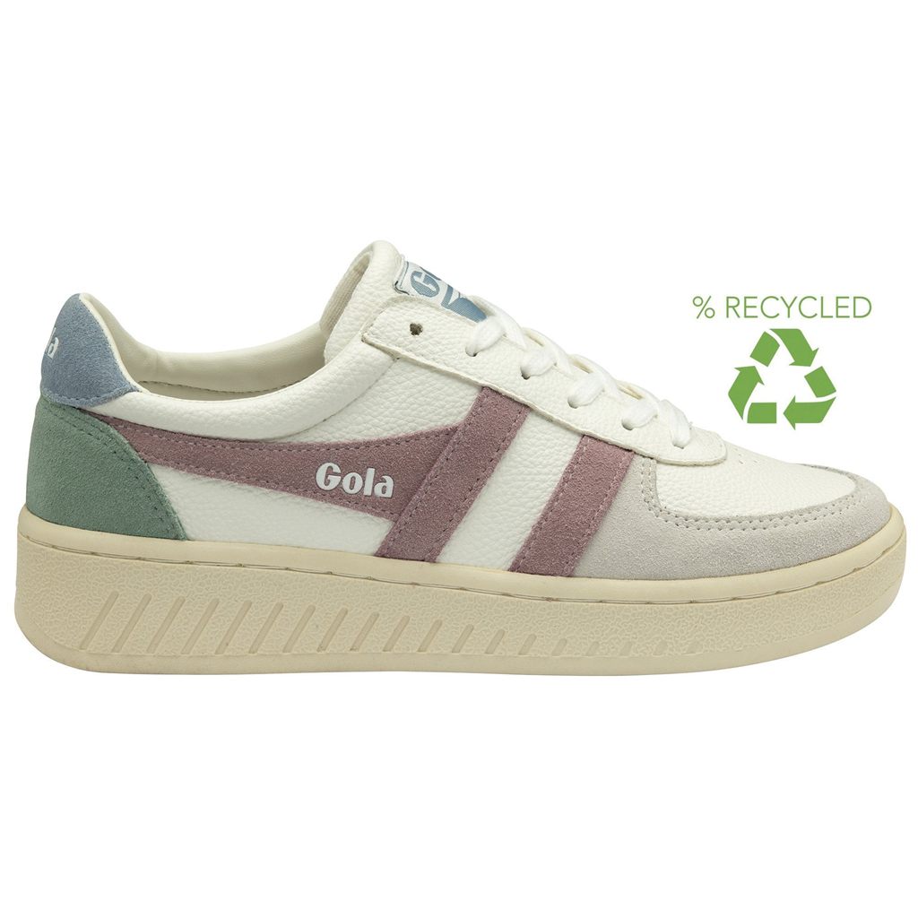Gola Classics Grandslam Trident Sneakers Branco Rosa Portugal | OYXW84135