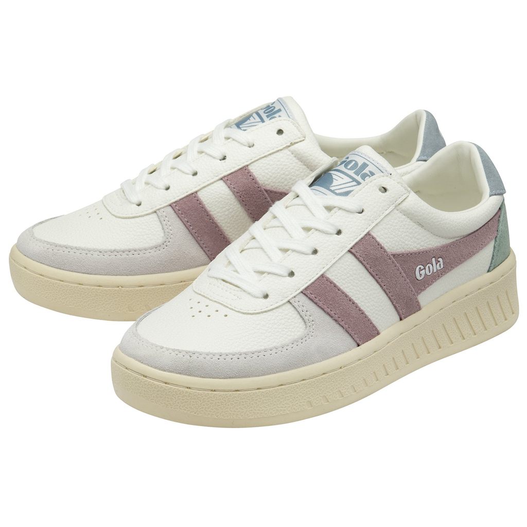 Gola Classics Grandslam Trident Sneakers Branco Rosa Portugal | OYXW84135