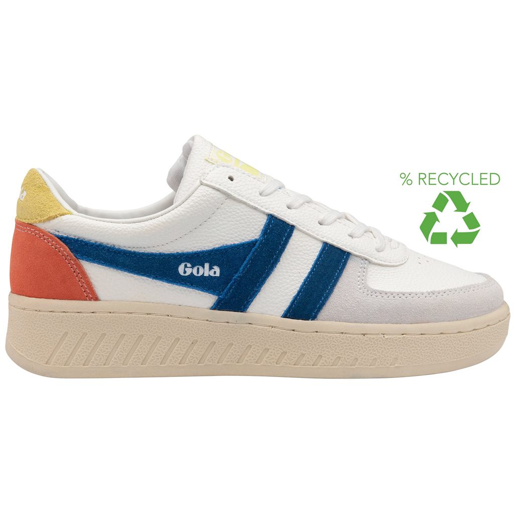 Gola Classics Grandslam Trident Sneakers Branco Azuis Portugal | WUCV45973