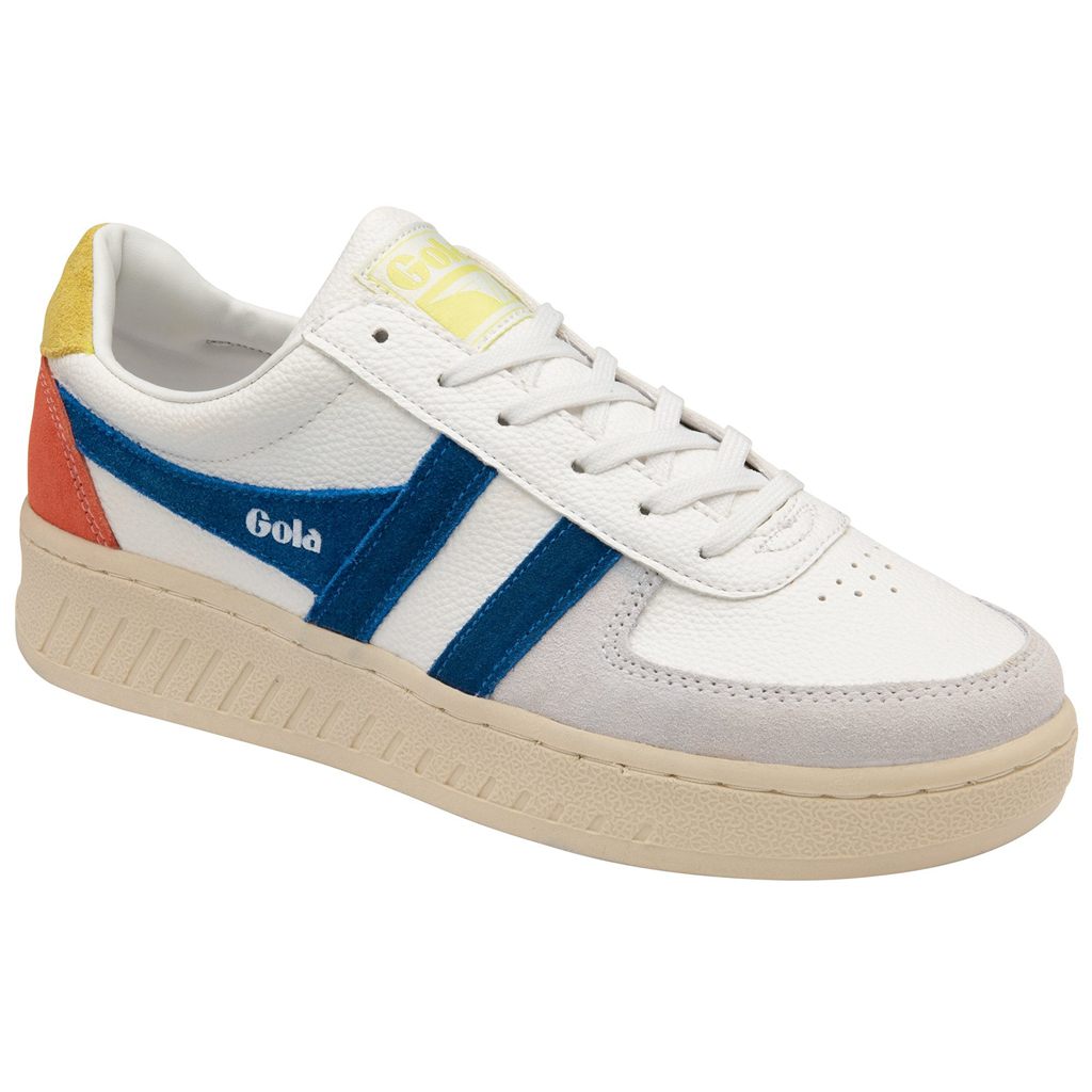 Gola Classics Grandslam Trident Sneakers Branco Azuis Portugal | WUCV45973