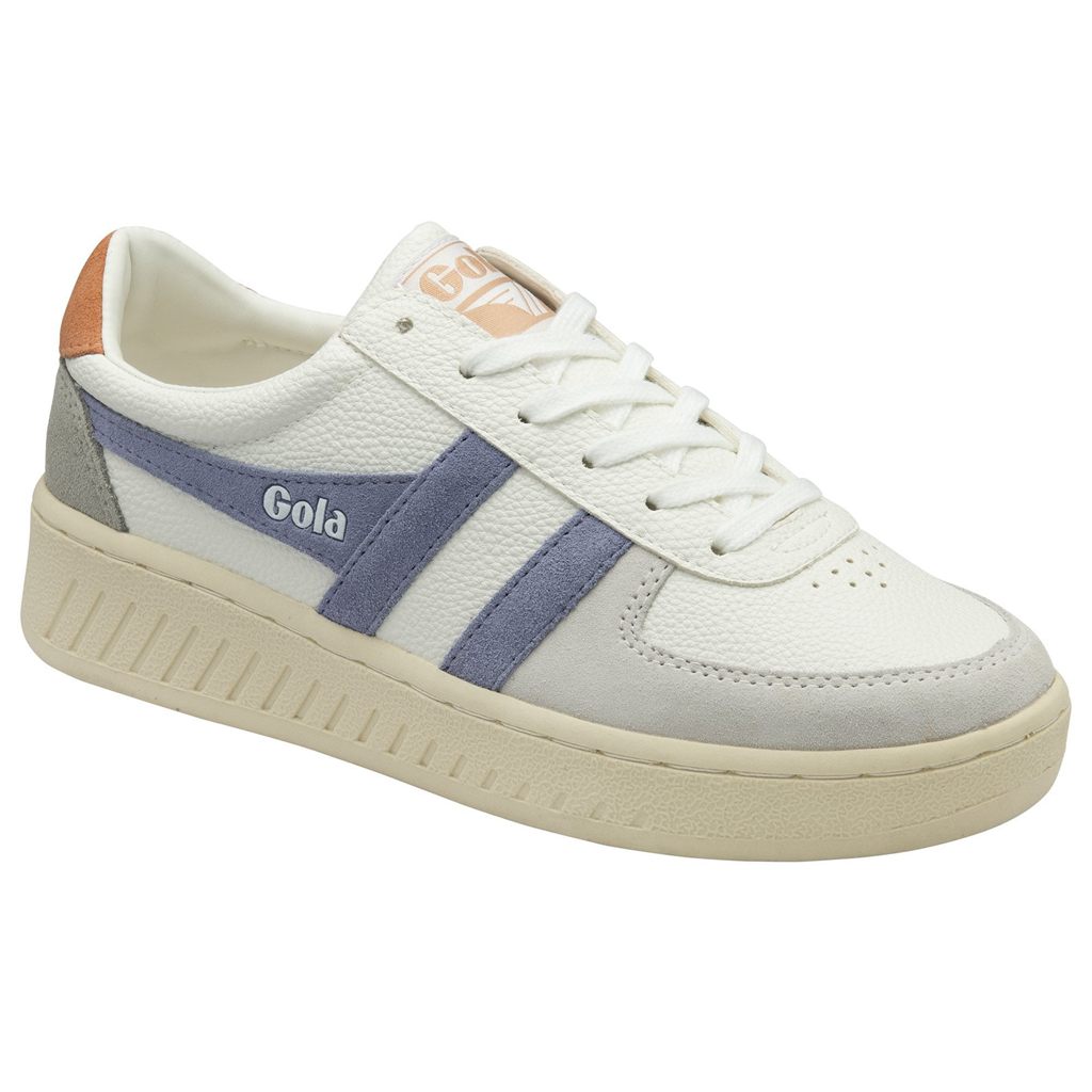Gola Classics Grandslam Trident Sneakers Branco Lavanda Portugal | XAIH57419