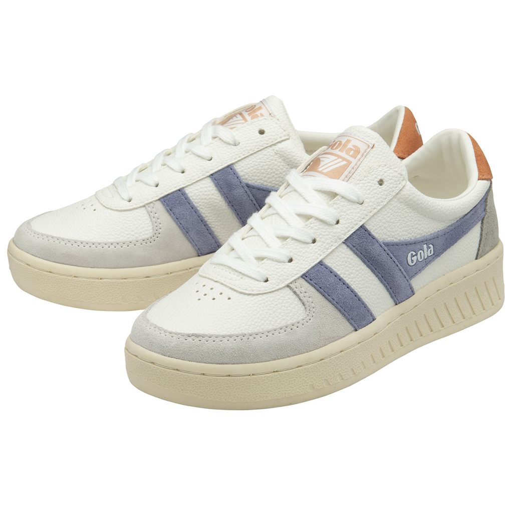 Gola Classics Grandslam Trident Sneakers Branco Lavanda Portugal | XAIH57419