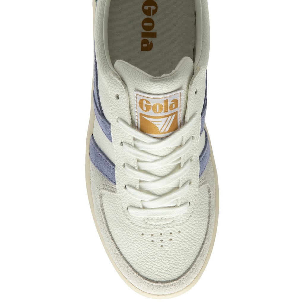 Gola Classics Grandslam Trident Sneakers Branco Lavanda Portugal | OMEJ37209
