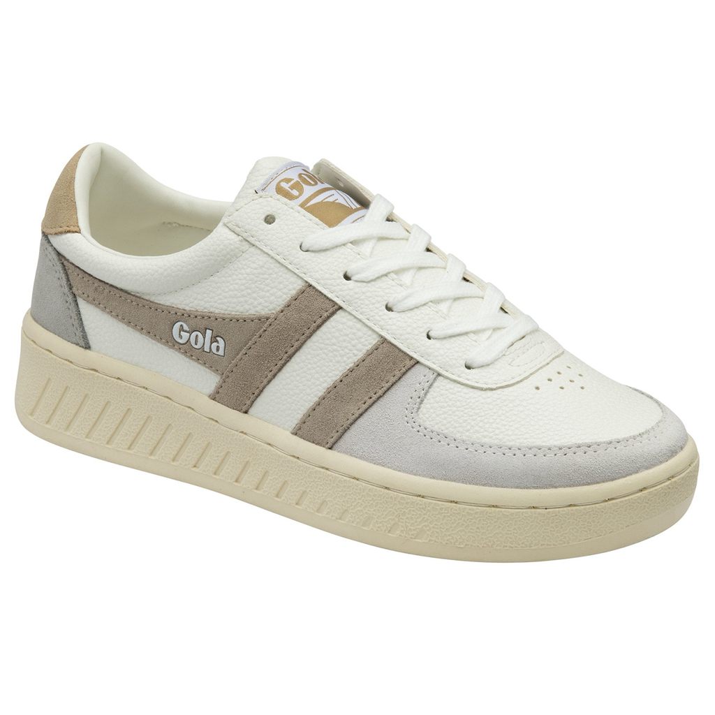 Gola Classics Grandslam Trident Sneakers Branco Cinzentas Portugal | GLNJ09624