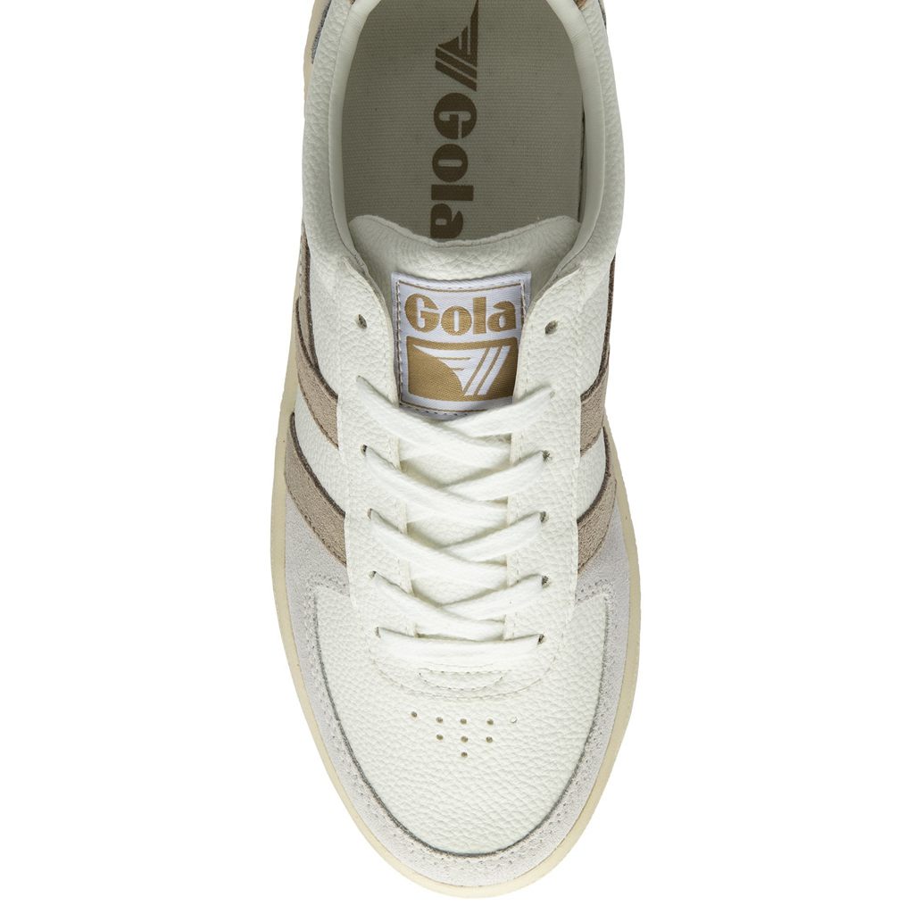 Gola Classics Grandslam Trident Sneakers Branco Cinzentas Portugal | GLNJ09624