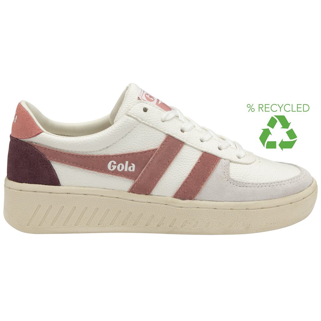 Gola Classics Grandslam Trident Sneakers Branco Rosa Coral Rosa Portugal | VRTE63719