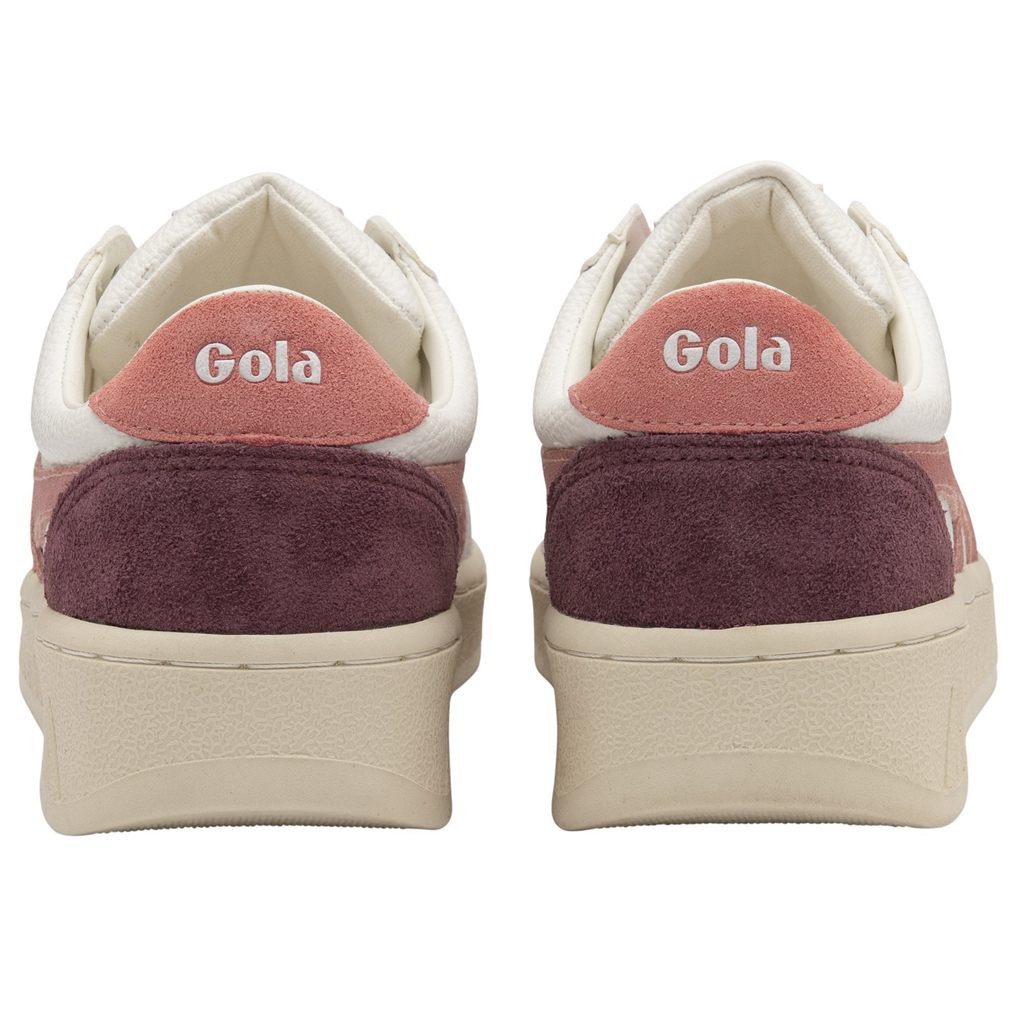 Gola Classics Grandslam Trident Sneakers Branco Rosa Coral Rosa Portugal | VRTE63719