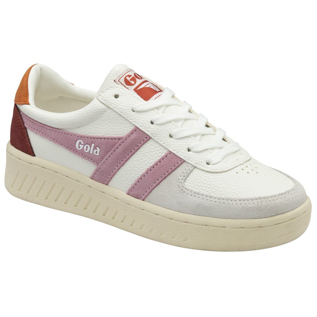 Gola Classics Grandslam Trident Sneakers Branco Laranja Portugal | PNGI04572