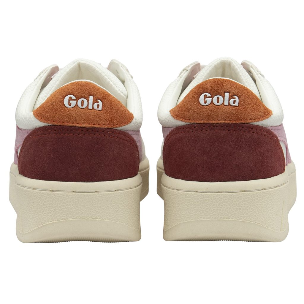 Gola Classics Grandslam Trident Sneakers Branco Laranja Portugal | PNGI04572