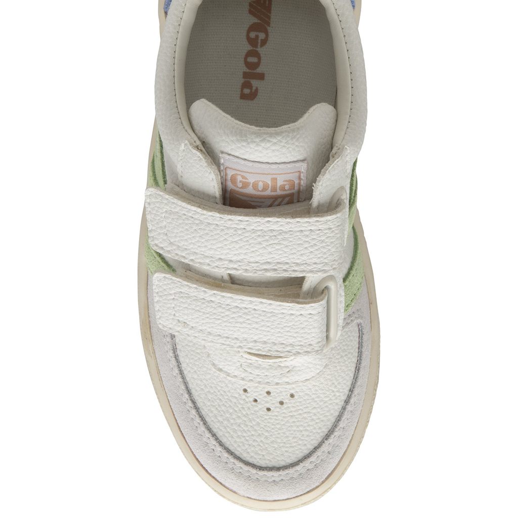 Gola Classics Grandslam Trident Strap Sneakers Branco Verdes Rosa Portugal | XLUO38976