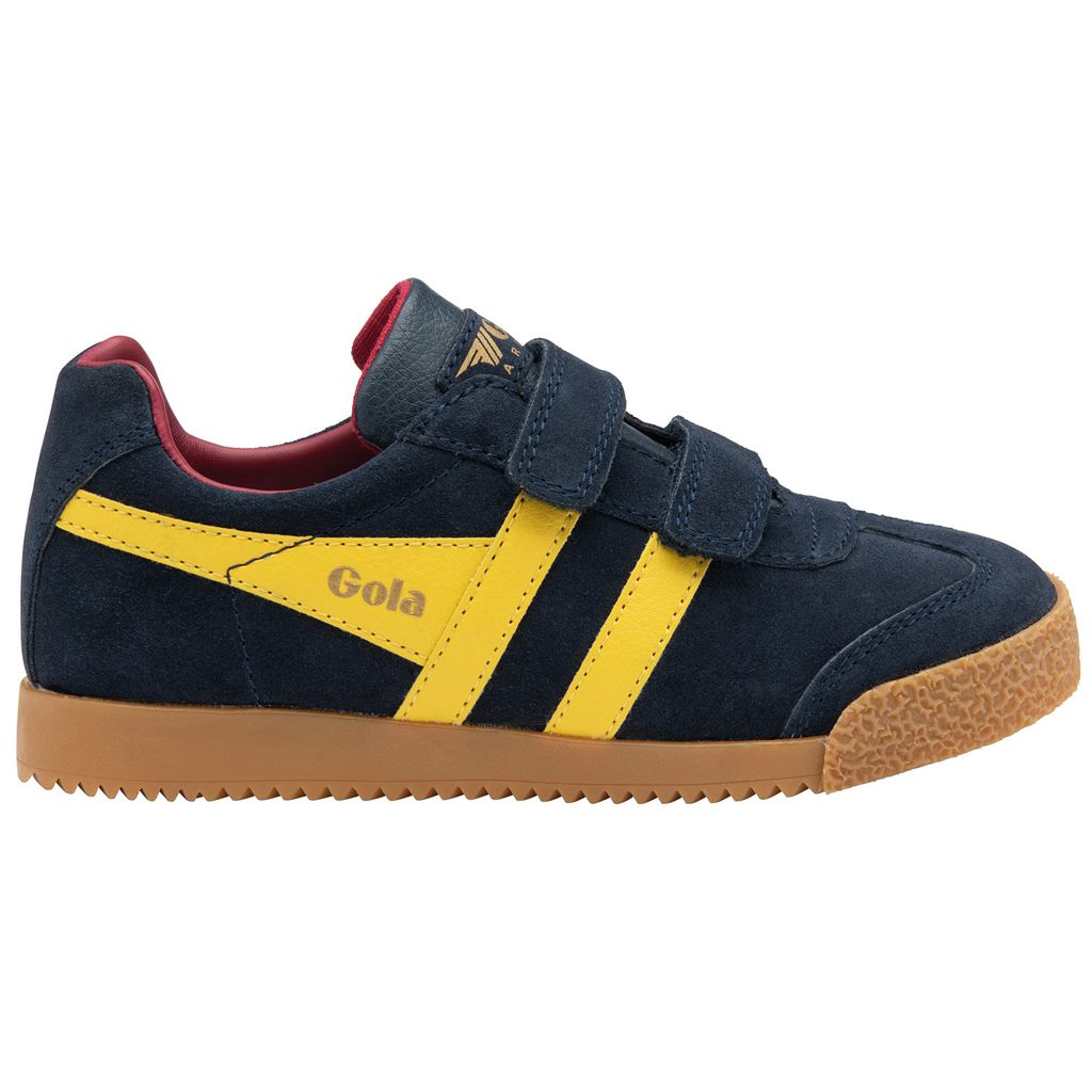 Gola Classics Harrier Strap Sneakers Azul Marinho Vermelhas Portugal | GCHK87105