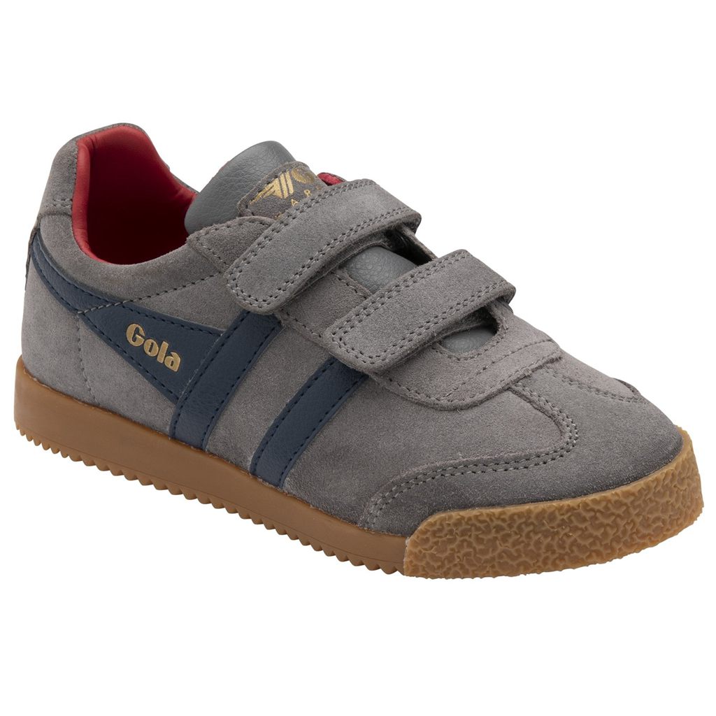 Gola Classics Harrier Strap Sneakers Azul Marinho Vermelhas Escuro Portugal | XINL47269