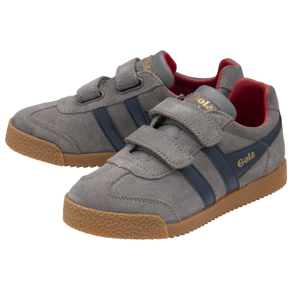 Gola Classics Harrier Strap Sneakers Azul Marinho Vermelhas Escuro Portugal | XINL47269