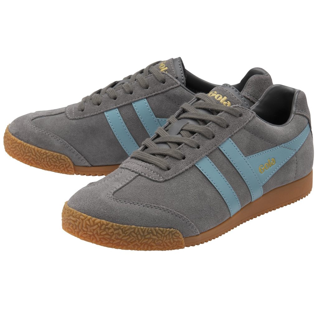 Gola Classics Harrier Suede Sneakers Ash Ocean Portugal | BPMX35968