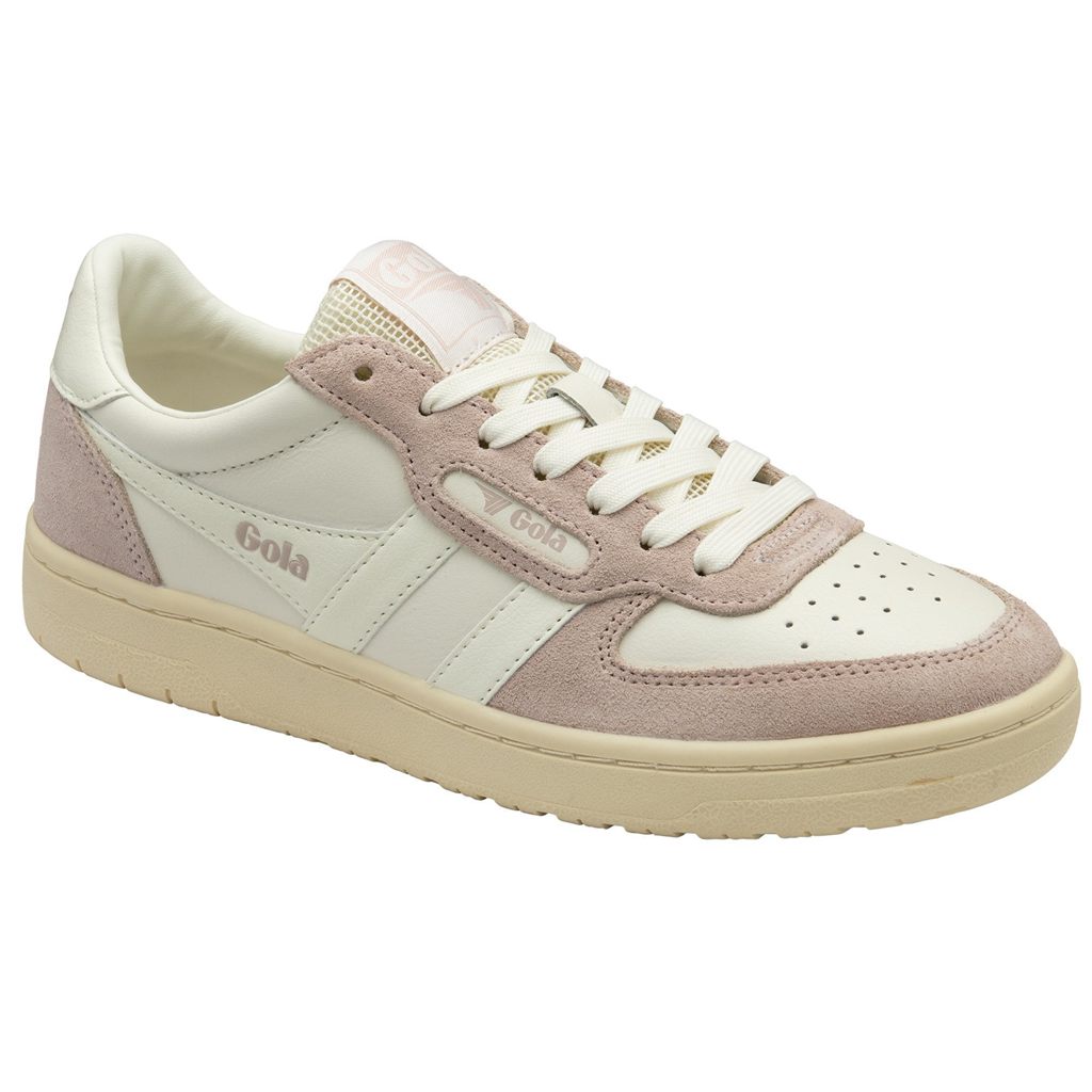 Gola Classics Hawk '89 Sneakers Branco Rosa Branco Portugal | UBYC17409