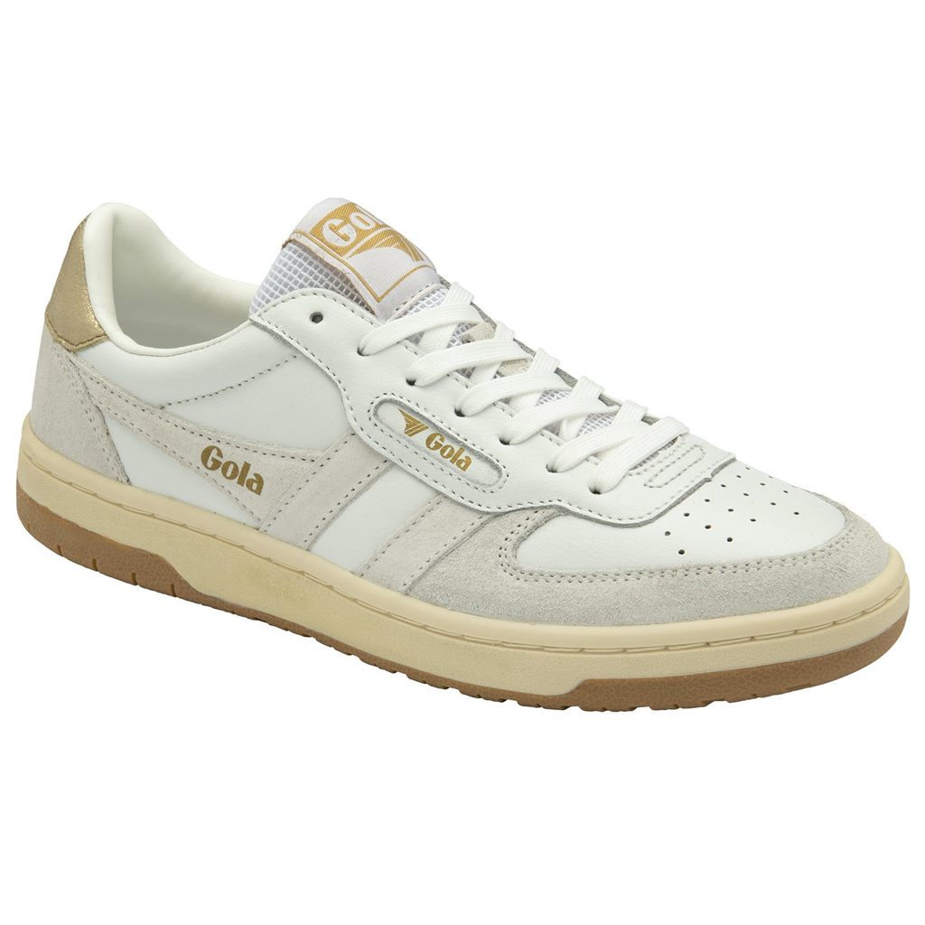 Gola Classics Hawk Sneakers Branco Douradas Portugal | BZOT36278