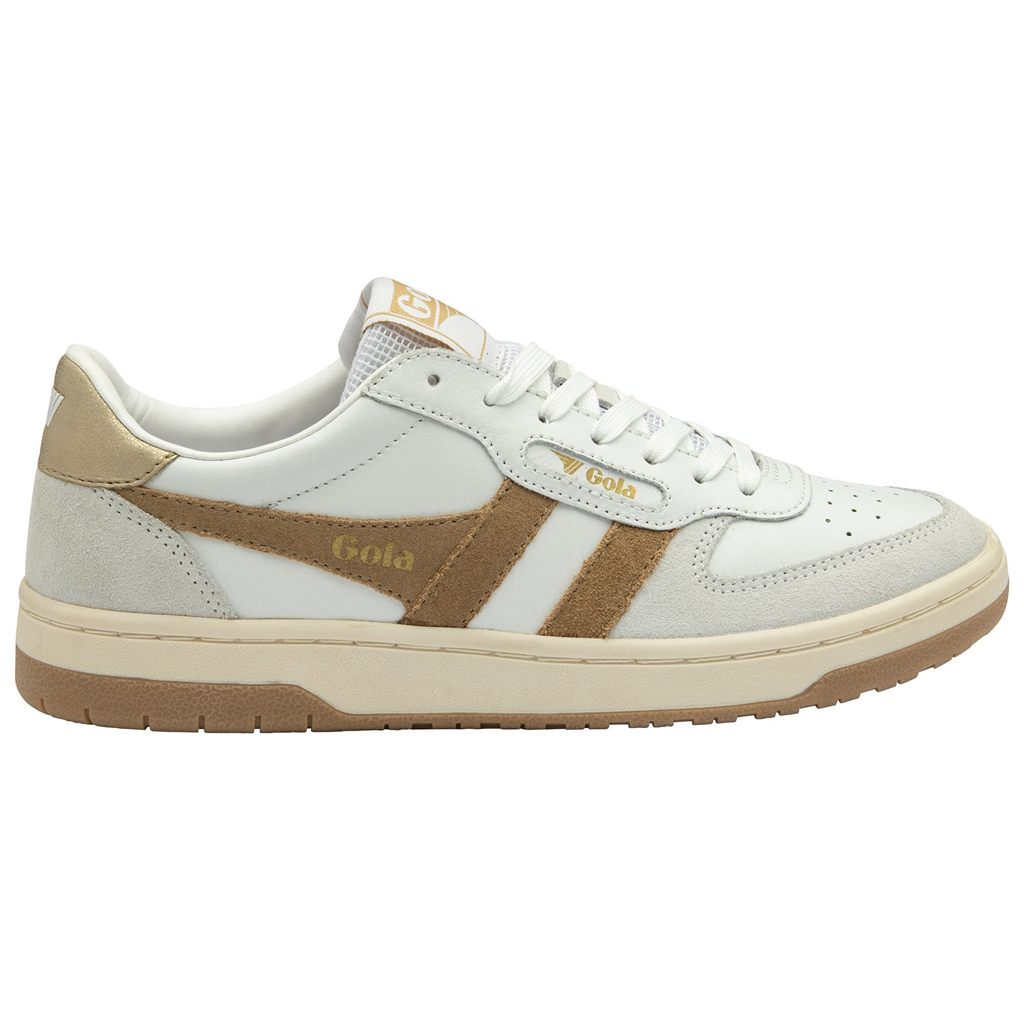 Gola Classics Hawk Sneakers Branco Luz Douradas Portugal | UZMD67851