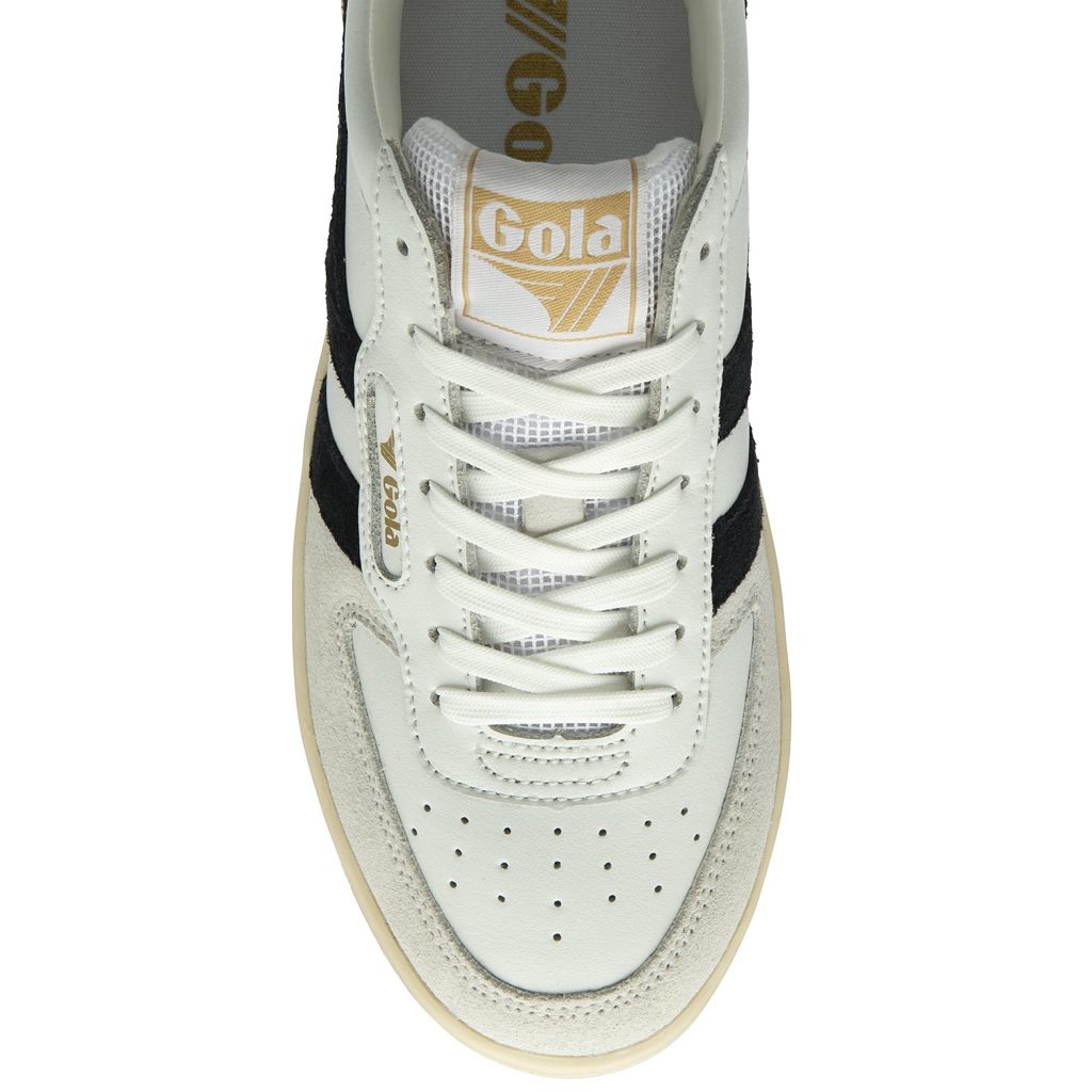 Gola Classics Hawk Sneakers Branco Pretas Douradas Portugal | OUPT25730
