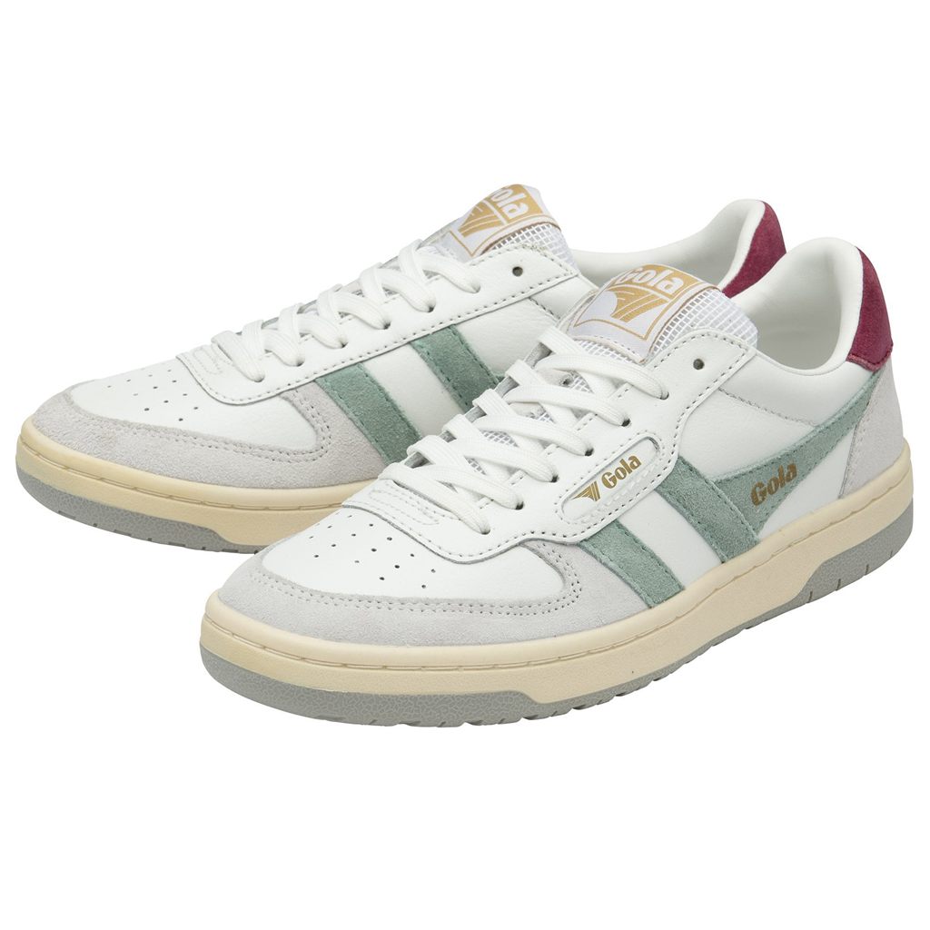 Gola Classics Hawk Sneakers Branco Verdes Luz Cinzentas Portugal | RNJH07814