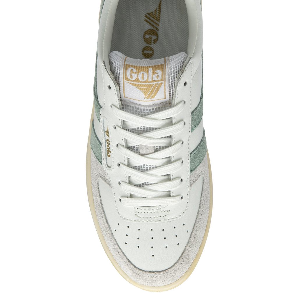 Gola Classics Hawk Sneakers Branco Verdes Luz Cinzentas Portugal | RNJH07814