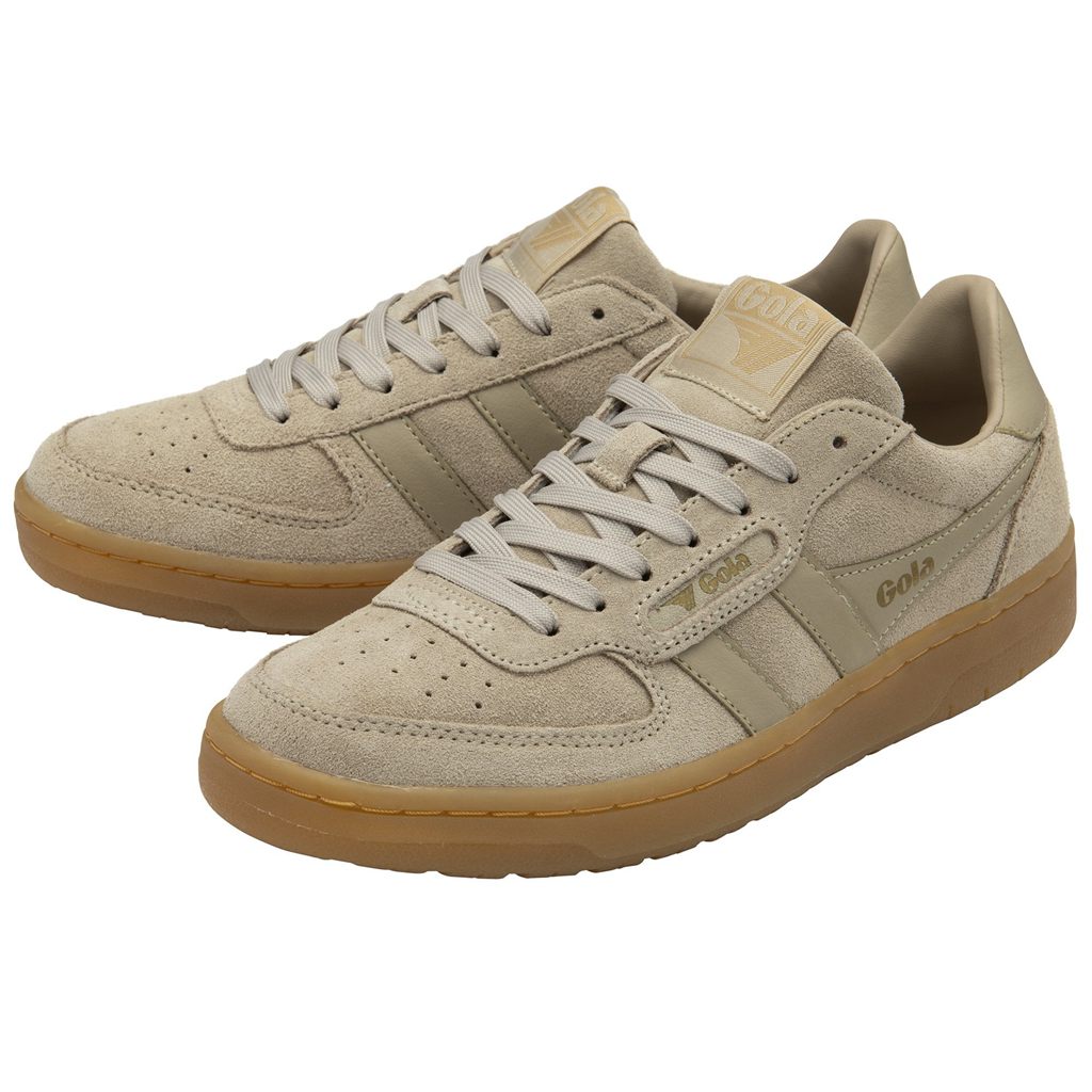 Gola Classics Hawk Suede '86 Sneakers Bone Gum Portugal | IKPG16092