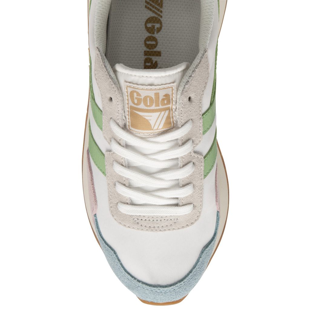 Gola Classics Indiana Sneakers Branco Azuis Verdes Portugal | BQPJ87954