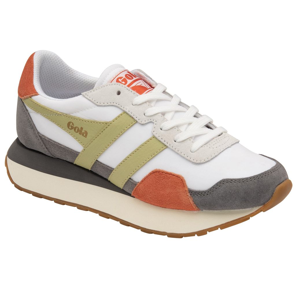 Gola Classics Indiana Sneakers Branco Limão Portugal | PEMN54762