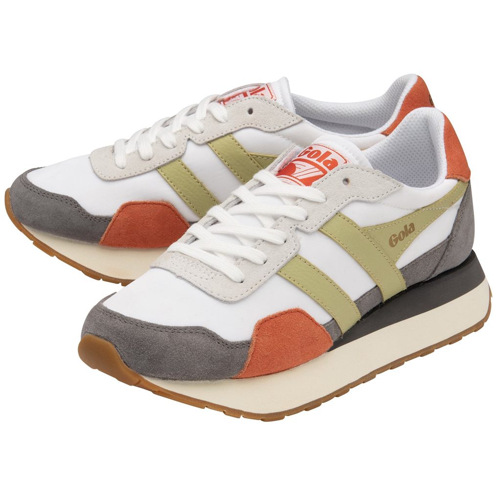Gola Classics Indiana Sneakers Branco Limão Portugal | PEMN54762