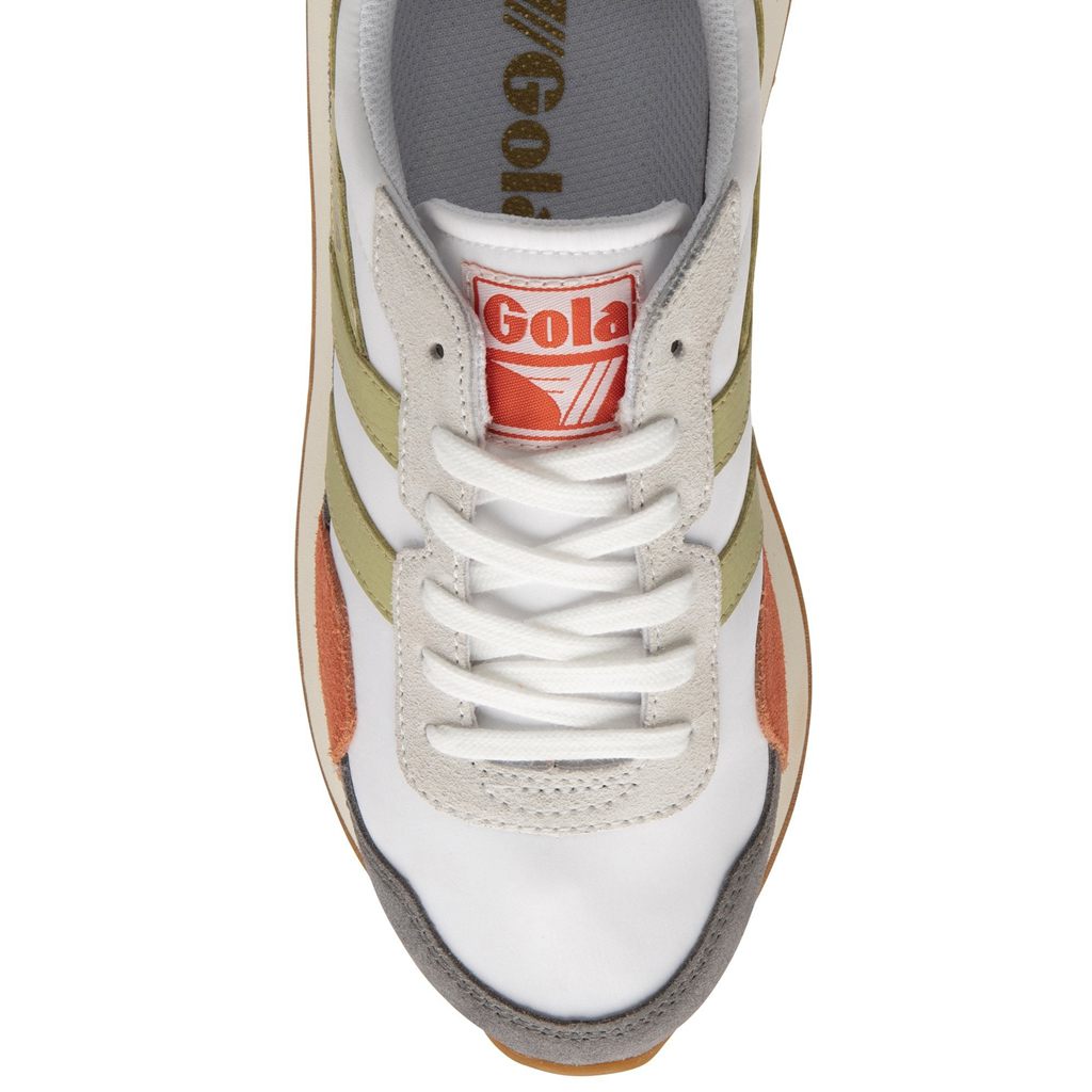 Gola Classics Indiana Sneakers Branco Limão Portugal | PEMN54762